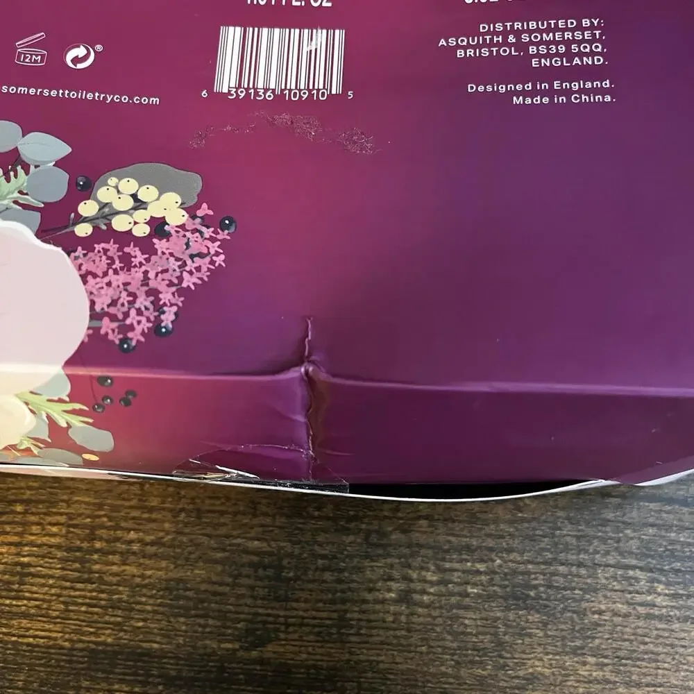 Asquith &Somerset Skinspa Pamper Set Frosted Blossom Shower Gel Lotion Bath Salt
